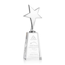 Tuscany Chrome Star on Novita Base - Clear - Metal Awards