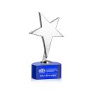 Tuscany Chrome Star on Paragon Base - Blue