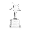 Tuscany Chrome Star on Robson Base - Clear