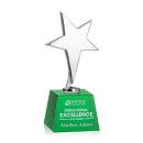 Tuscany Chrome Star on Robson Base - Green