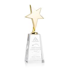 Tuscany Gold Star on Novita Base - Clear - Metal Awards