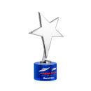 Tuscany Chrome Full Color Blue on Marvel Base Star Metal Award