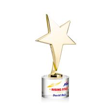 Tuscany Gold Full Color Clear on Marvel Base Star Metal Award - Full Color Imprint