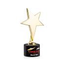 Tuscany Gold Full Color Black on Marvel Base Star Metal Award