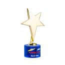 Tuscany Gold Full Color Blue on Marvel Base Star Metal Award