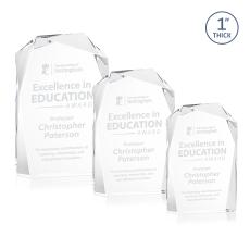 Donvale Clear Unique Crystal Award - Crystal Awards