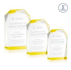 Donvale Gold Unique Crystal Award - Crystal Awards