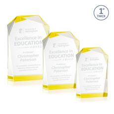 Donvale Gold Unique Crystal Award - Crystal Awards