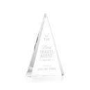 Helston Clear Pyramid Crystal Award