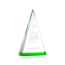 Helston Green Pyramid Crystal Award