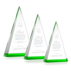 Helston Green Pyramid Crystal Award - Awards and Trophies