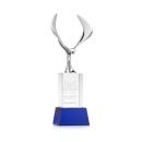 Maverick Eagle Blue on Belcroft Base Animals Crystal Award