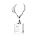 Maverick Eagle Clear on Granby Base Animals Crystal Award