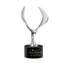 Maverick Eagle Black on Marvel Base Animals Crystal Award