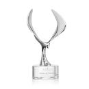 Maverick Eagle Clear on Paragon Base Animals Crystal Award