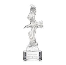 Staffordshire Eagle on Paragon Base - Clear - Crystal Awards