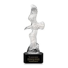 Staffordshire Eagle on Paragon Base - Black - Patriotic Awards
