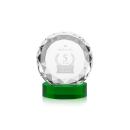 Seville Green on Alberton Base Circle Crystal Award