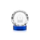 Seville Blue on Alberton Base Circle Crystal Award
