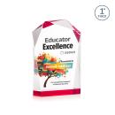 Donvale Full Color Red Unique Crystal Award