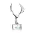 Maverick Eagle Full Color Clear on Paragon Base Animals Crystal Award