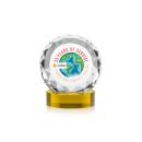 Seville Full Color Gold on Alberton Base Circle Crystal Award