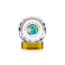 Seville Full Color Gold on Alberton Base Circle Crystal Award