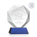 Bradford Blue on Newhaven Base Crystal Award