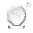 Bradford Starfire on Alberton Base Polygon Crystal Award