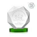 Bradford Green on Alberton Base Polygon Crystal Award