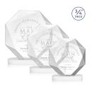 Bradford White on Alberton Base Polygon Crystal Award