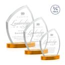 Daltry Amber on Alberton Base Unique Crystal Award