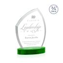 Daltry Green on Alberton Base Unique Crystal Award