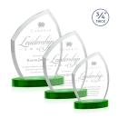 Daltry Green on Alberton Base Unique Crystal Award