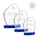 Daltry Blue on Alberton Base Unique Crystal Award