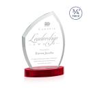 Daltry Red on Alberton Base Peaks Crystal Award