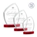 Daltry Red on Alberton Base Peaks Crystal Award