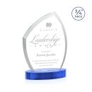 Daltry Sky Blue on Alberton Base Unique Crystal Award