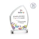 Daltry Full Color Clear on Alberton Base Peaks Crystal Award