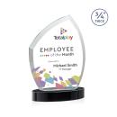 Daltry Full Color Black on Alberton Base Unique Crystal Award