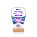 Hendrick Full Color Peaks Crystal Award