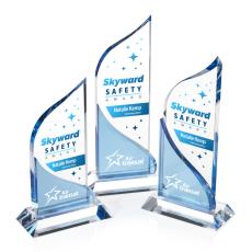 Kimberley Full Color Peaks Crystal Award - Crystal Awards