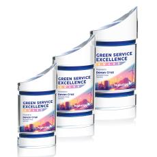 Gemma Full Color Peaks Crystal Award - Awards and Trophies