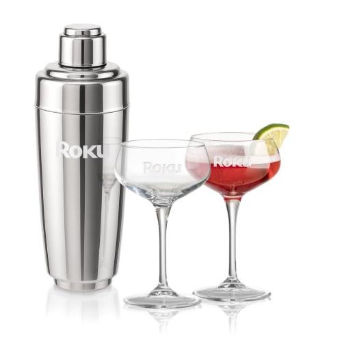 Corporate Gifts - Barware - Gift Sets - Pescara Shaker & Mixology Cocktail Set