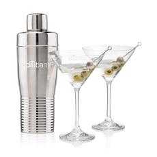 Genoa Shaker & Burlington Martini Set - Corporate Gifts