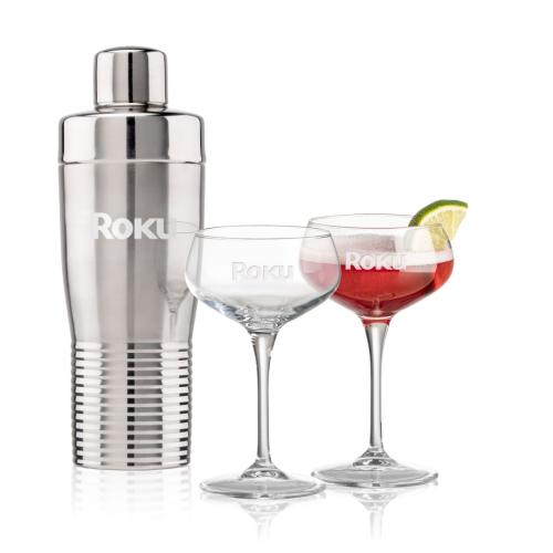 Corporate Gifts - Barware - Gift Sets - Genoa Shaker & Mixology Cocktail Set