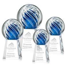 Genista Globe on Celestina Base Glass Award - Crystal Awards