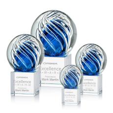 Genista Globe on Granby Base Glass Award - Crystal Awards