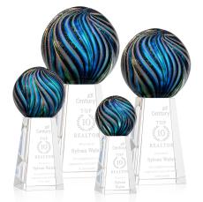 Malton Globe on Novita Base Glass Award - Glass Awards