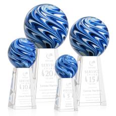Naples Globe on Novita Base Glass Award - Glass Awards